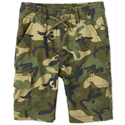 Boys Camo Pull On Cargo Shorts